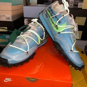 Off-WhiteXNike Waffle Racer 'Vivid Sky' CD8180-400